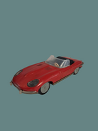 Jaguar E-Type Tin Toy