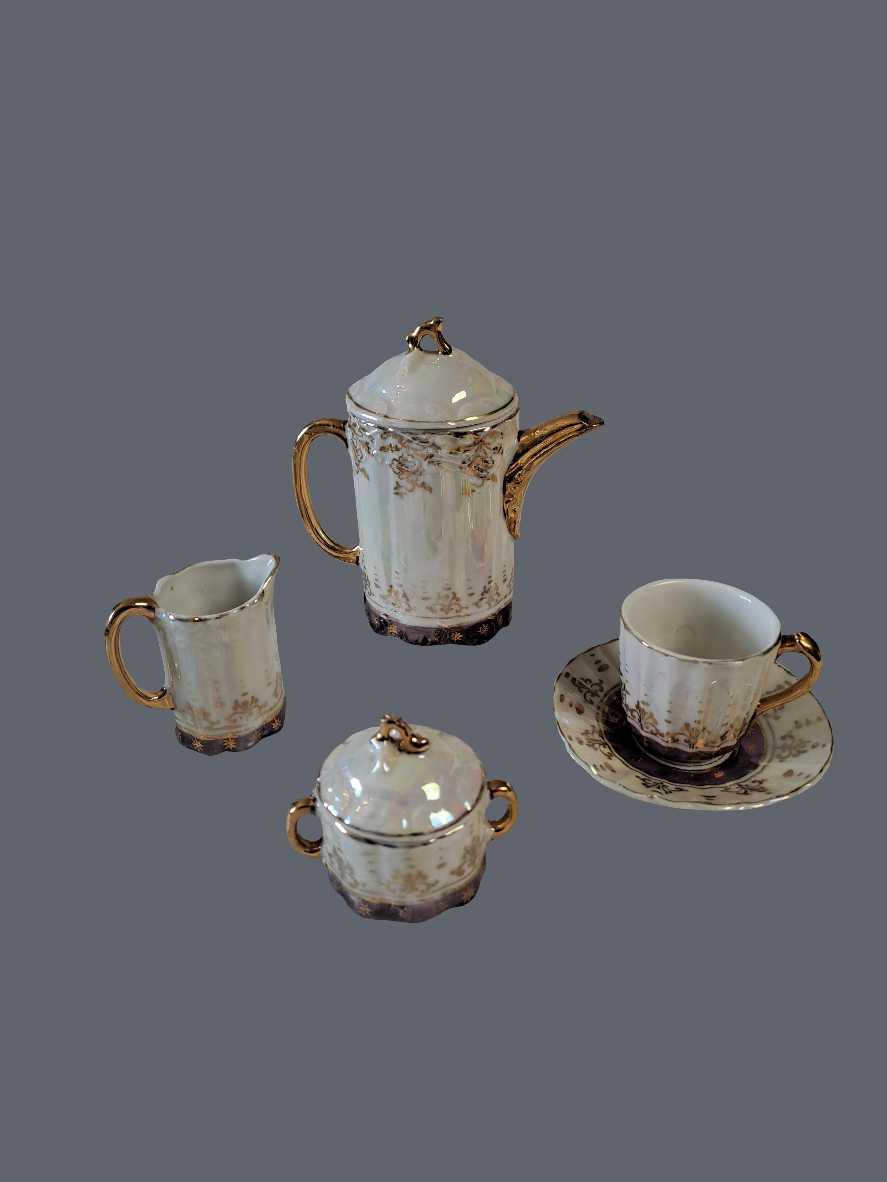 Antique German Doll Tea Set
