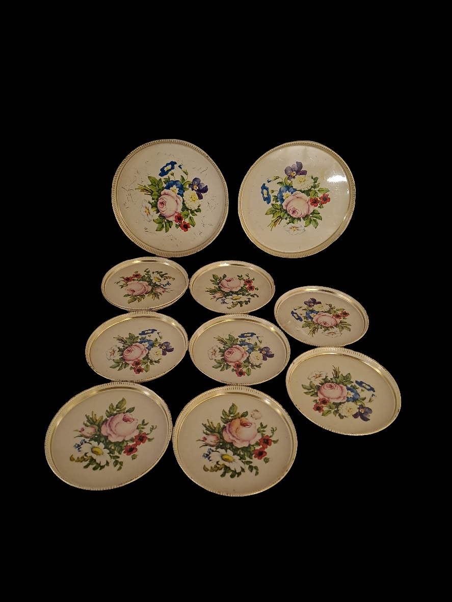 Vintage Metal Coasters