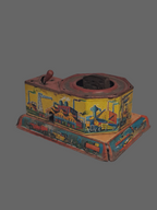 Antique Toy Gely No192 - Antik Blik Kran Gely No192