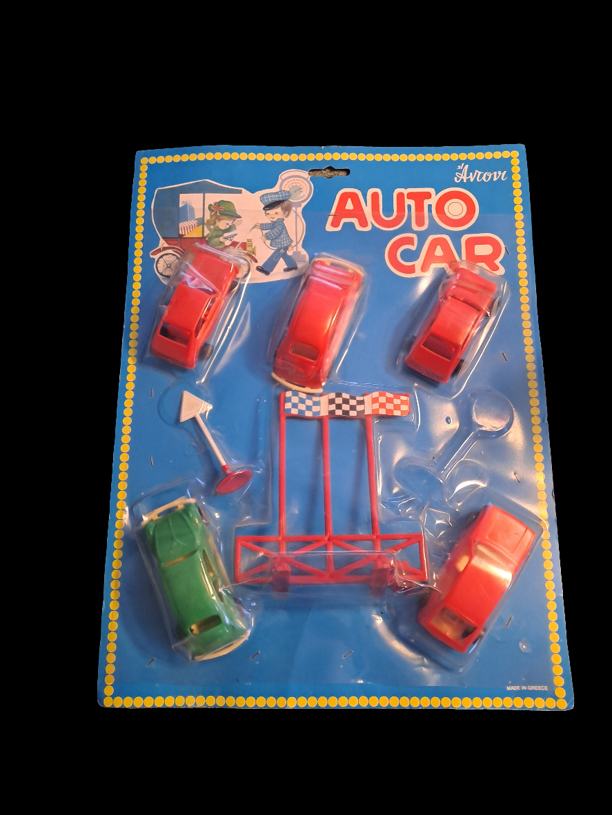 Vintage Toy VW Plastic-Set