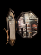Octagonal Vintage Display Cabinet / Ottekantet Vintage Display Skab