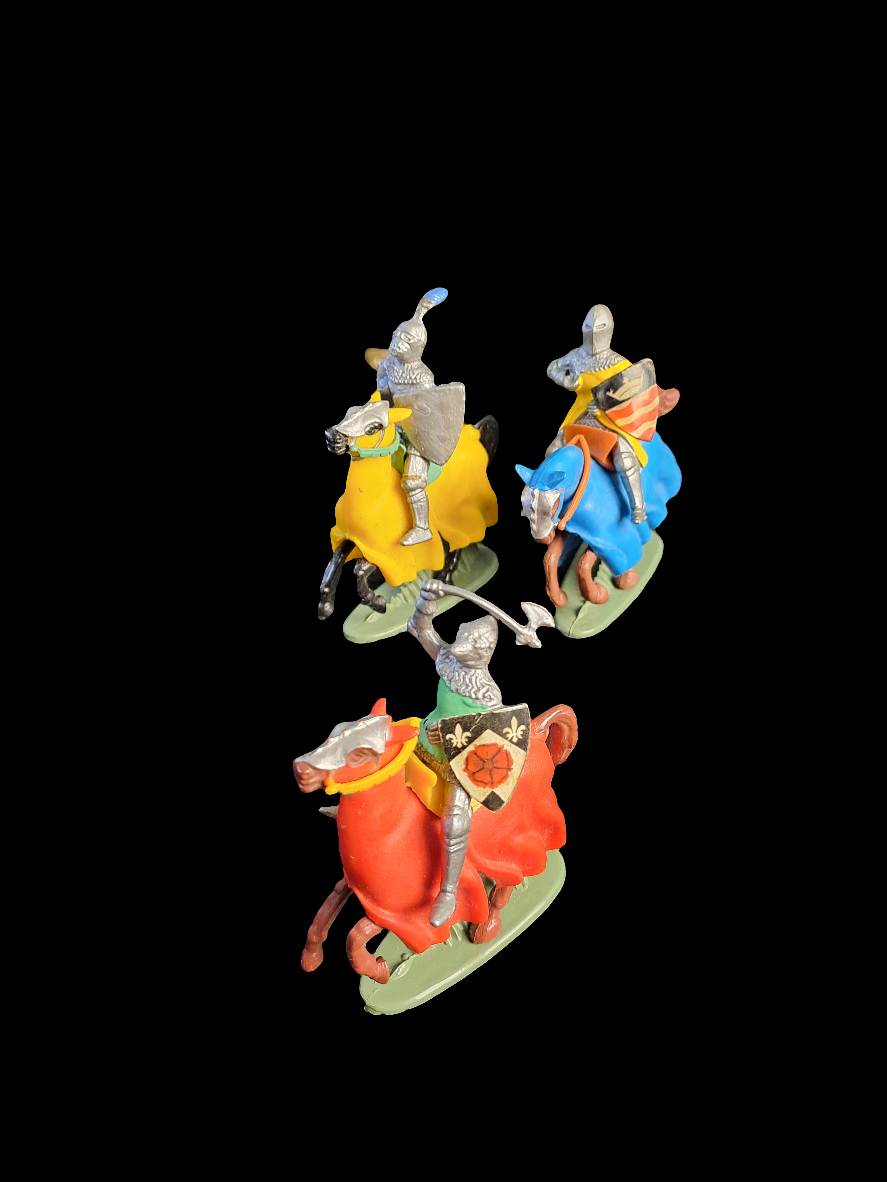 Britains LTD 3 Knights on Horseback.