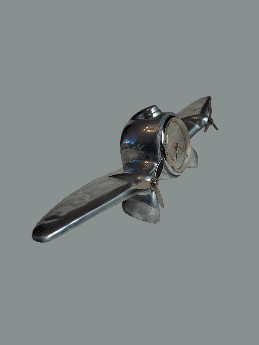 Art Deco Aeroplane Clock