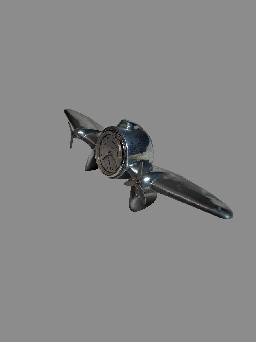 Art Deco Aeroplane Clock