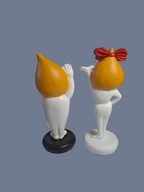 Esso. Mr. and Mrs. Dropp figures. / Esso figures