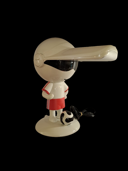 Vintage Table Lamp Football Player/Retro Bordlampe Fodboldspiller