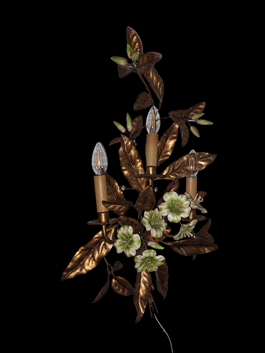 Italian Wall Lamp in Regency Style.