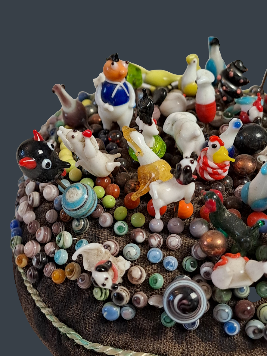Vintage Pin/Hat Pin Cushion - Nipsnåle Pude