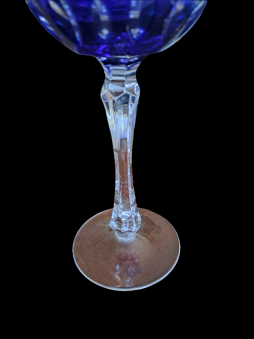 Bohemian Crystal Wine Glass