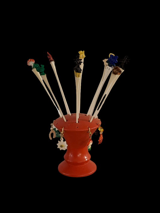 German Vintage Coctail Forks/Retro Coctail Gafler