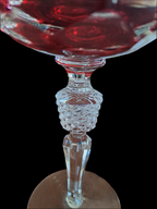 Bøhmisk Krystal Rødvinsglas