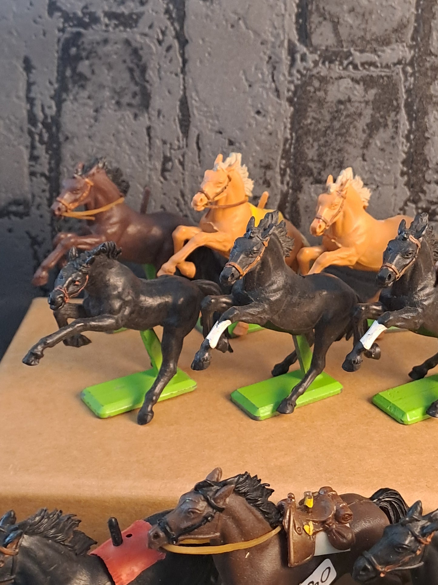 Britains Deetail Wild West Horses x18 / Britains Deetail Vilde Vesten Heste x18