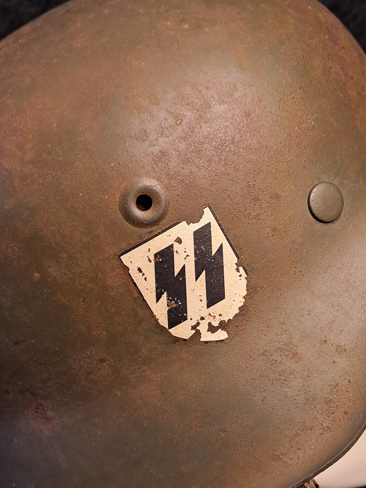 WW2 M42 Waffen SS Steel Helmet / WW2 M42 SS Stålhjelm