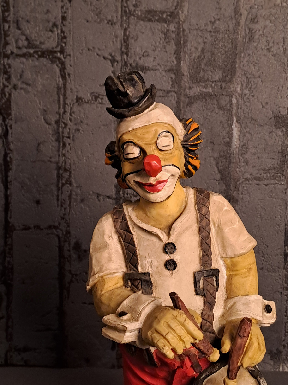 Vintage Gilde Clown with Drum / Vintage Gilde Klovn med Tromme