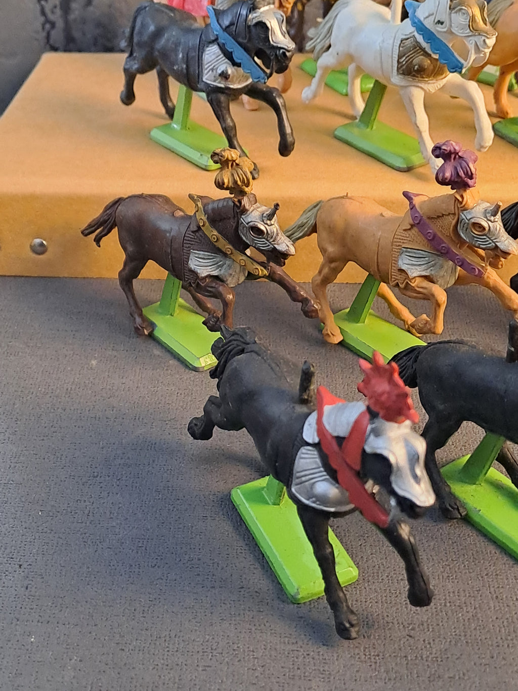 Britains Deetail Knight War Horses x11 / Britains Deetail Ridder Krigsheste x11
