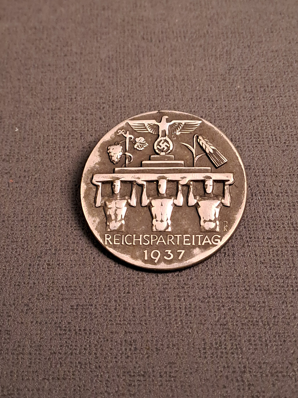WW2 Third Reich 1937 Nuremberg Rally Badge