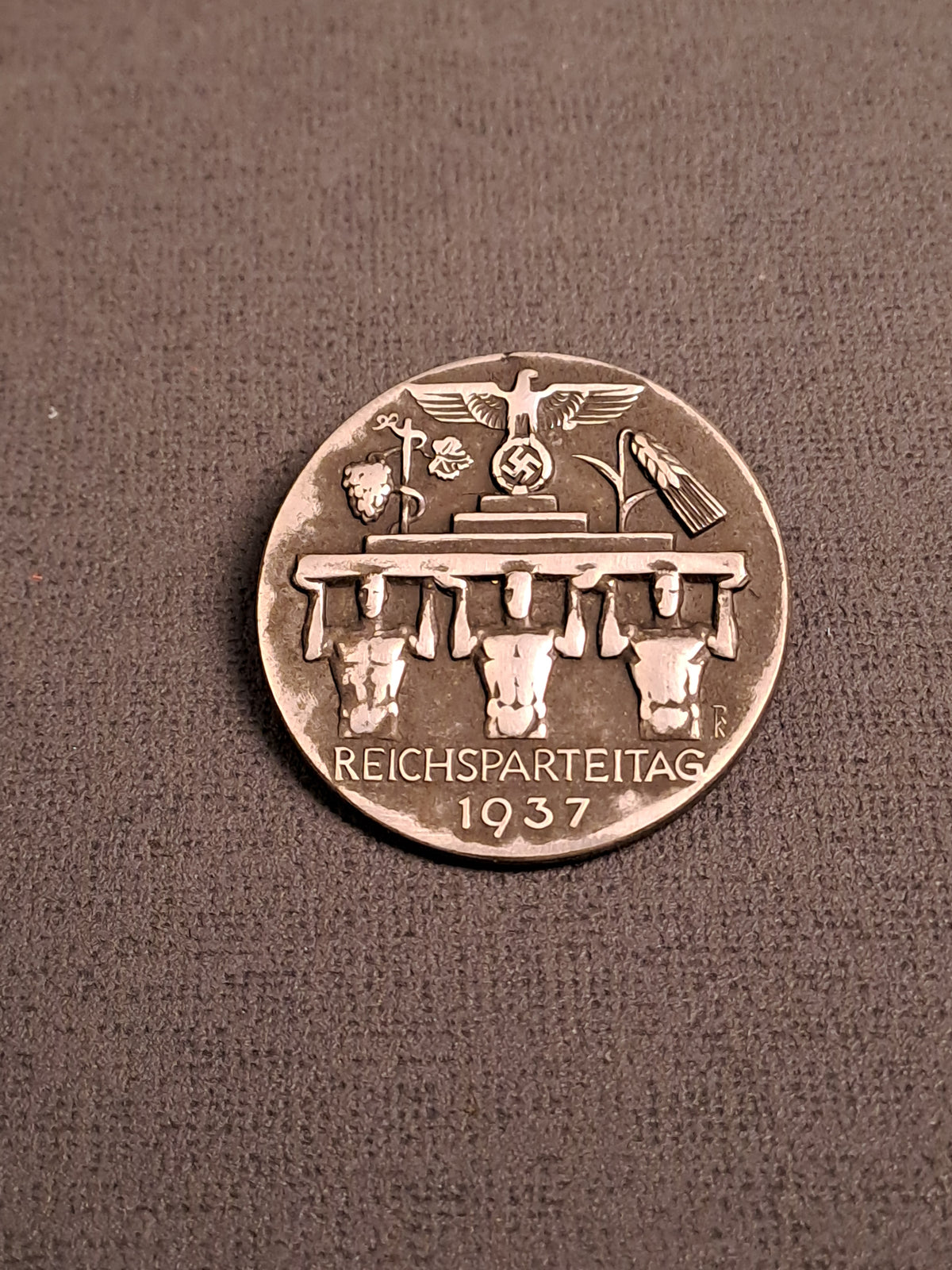 WW2 Third Reich 1937 Nuremberg Rally Badge