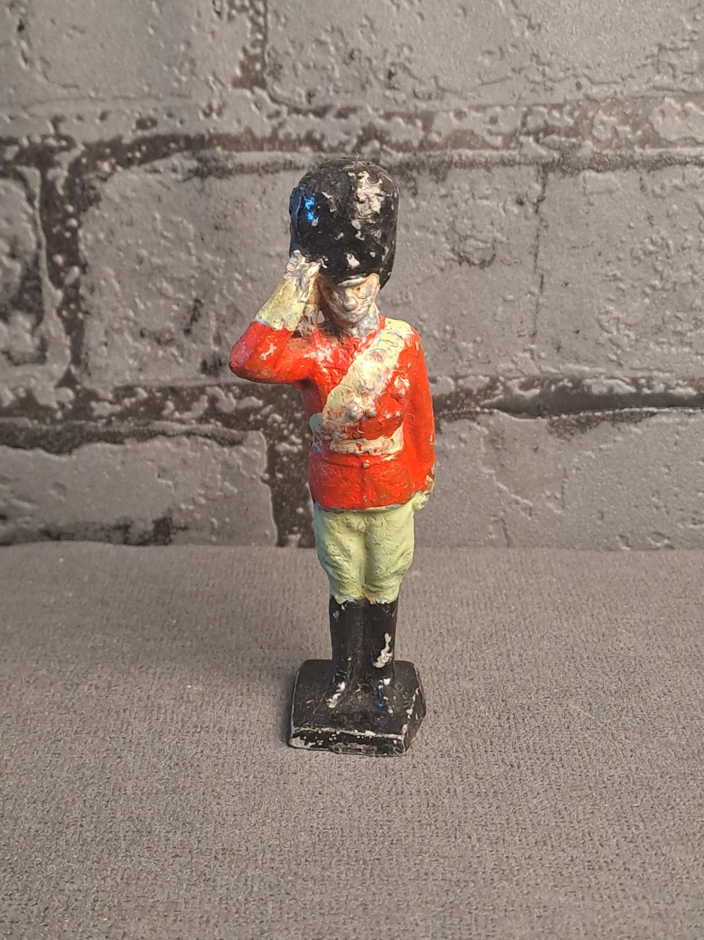 Tin Soldier Chr. X King of Denmark m / Bly Soldat Chr. X Konge af Danmark