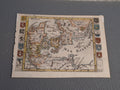 Antique Map of Denmark 1720 / Antik Kort over Danmark 1720
