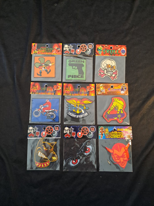 Vintage Patch x9 / Vintage Strygemærker x9