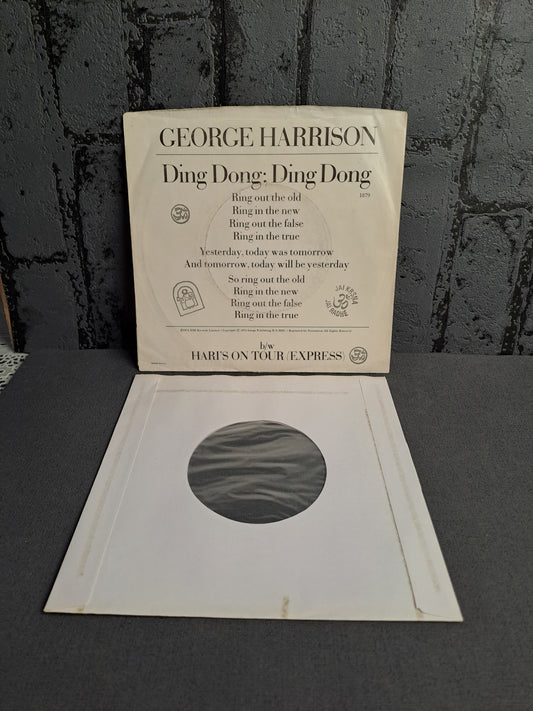 George Harrison Ding Dong; Ding Ding Single 1974