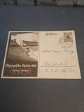 WW2 Postcard 1936 Olympic Games