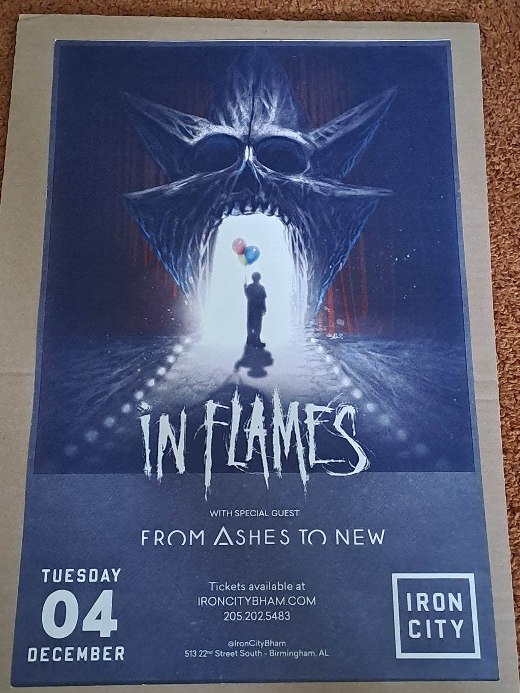 In Flames Concert Poster