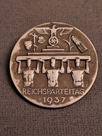 WW2 Third Reich 1937 Nuremberg Rally Badge