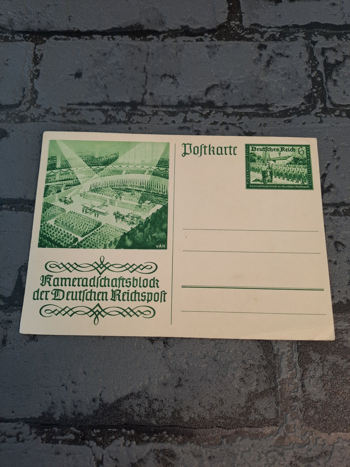 WW2 Postcard Kameradschaftsblock