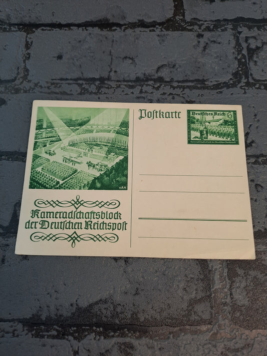 WW2 Postcard Kameradschaftsblock