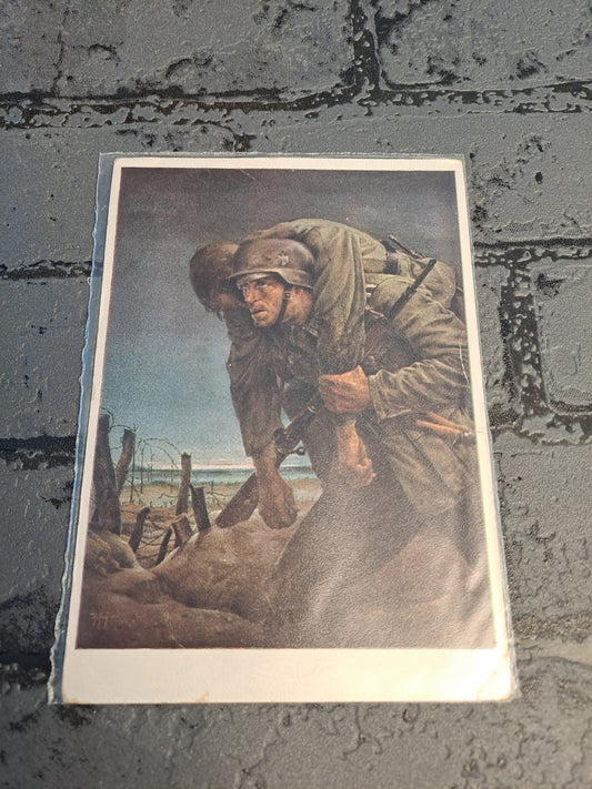 WW2 Postcard Kameraden