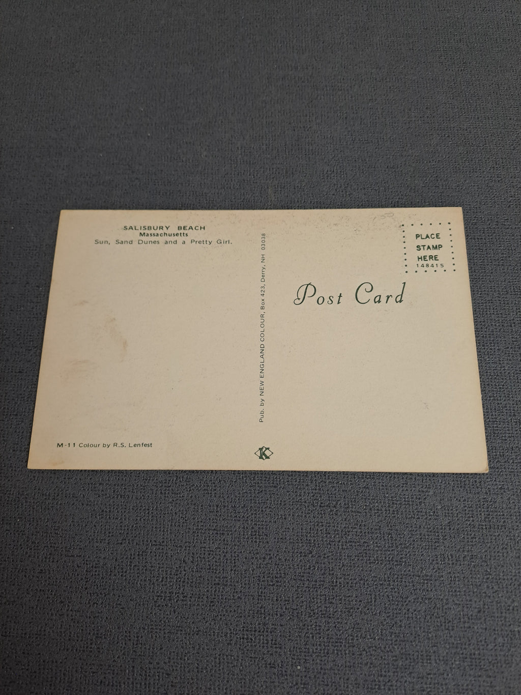 Vintage Postcard / Vintage Postkort