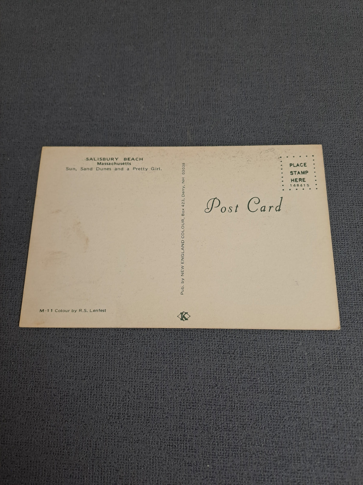Vintage Postcard / Vintage Postkort
