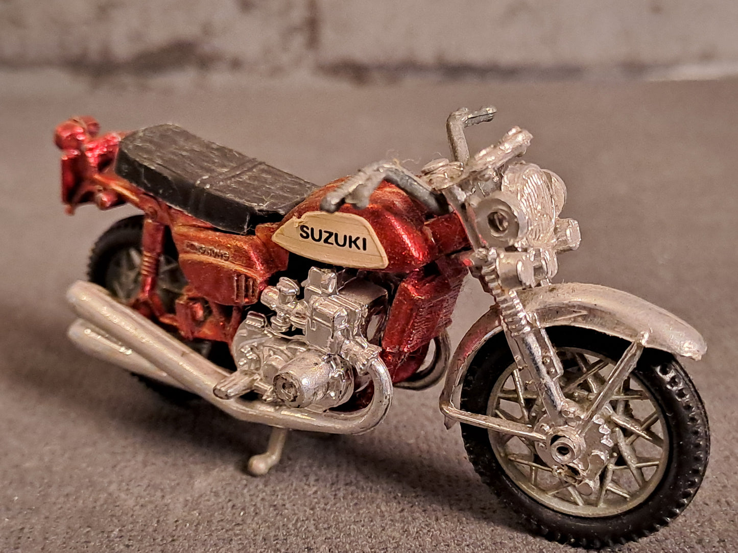 Die Cast Motorcycle Suzuki GT750 1980's