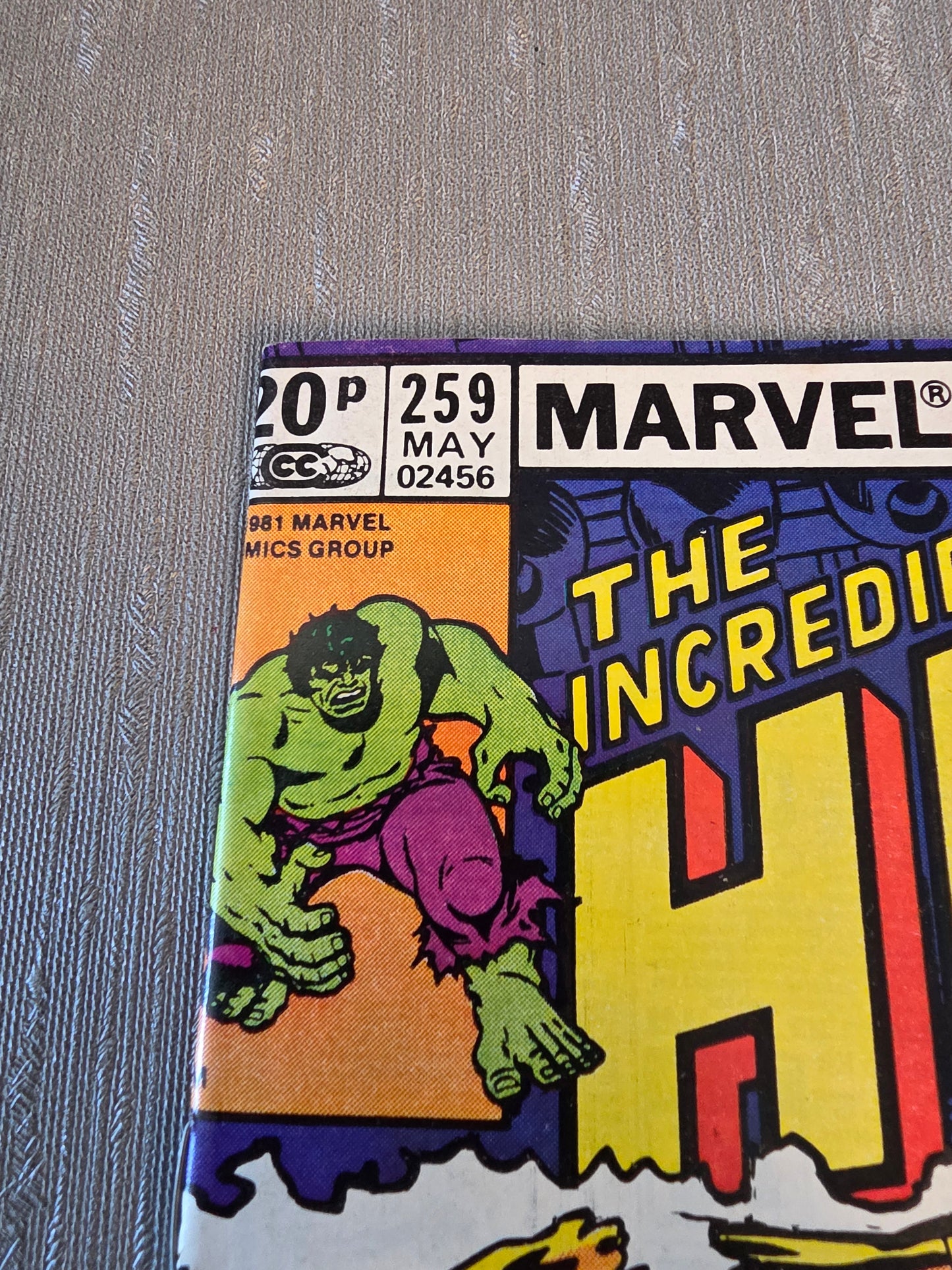 Marvel The Incredible Hulk #259 May 1981
