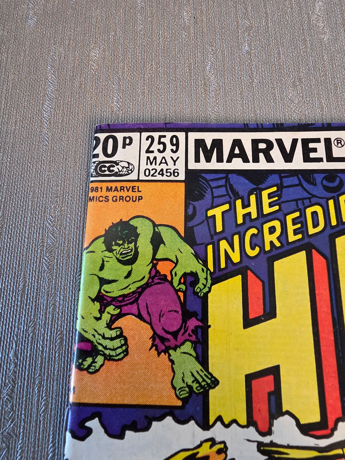 Marvel The Incredible Hulk #259 May 1981