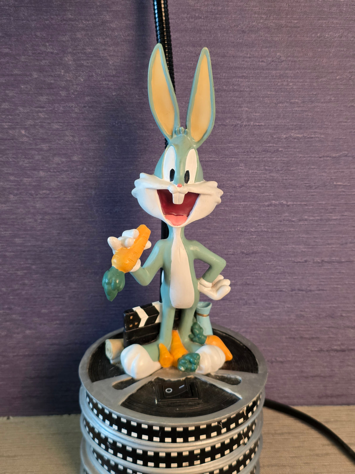 Snurre Snup Vintage Lampe Looney Tunes / Bugs Bunny Lamp Looney Tunes
