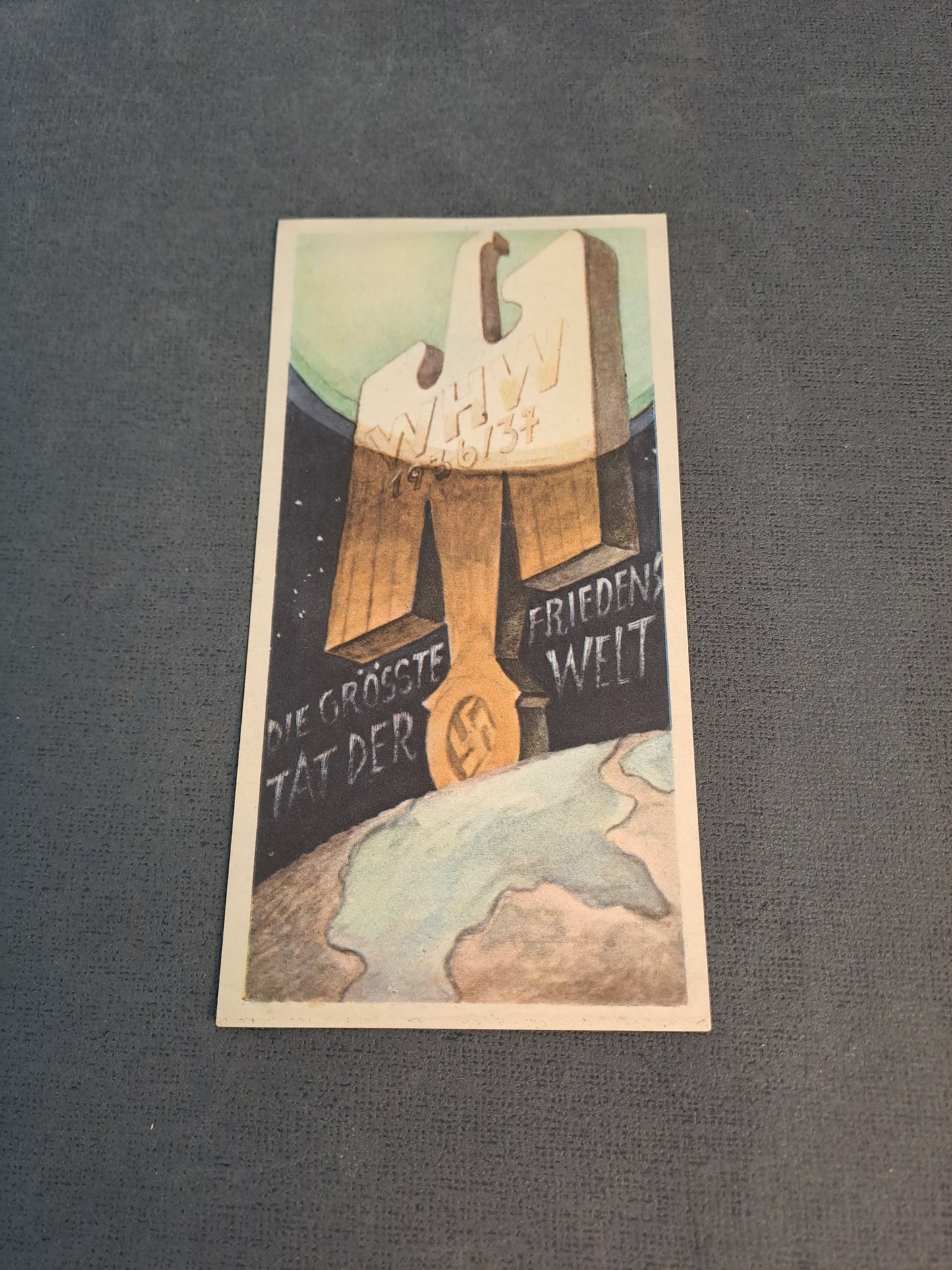 WW2 Winterhilfswerk Donation Windows Sticker / WW2 Winterhilfswerk Donation Vindues Mærke