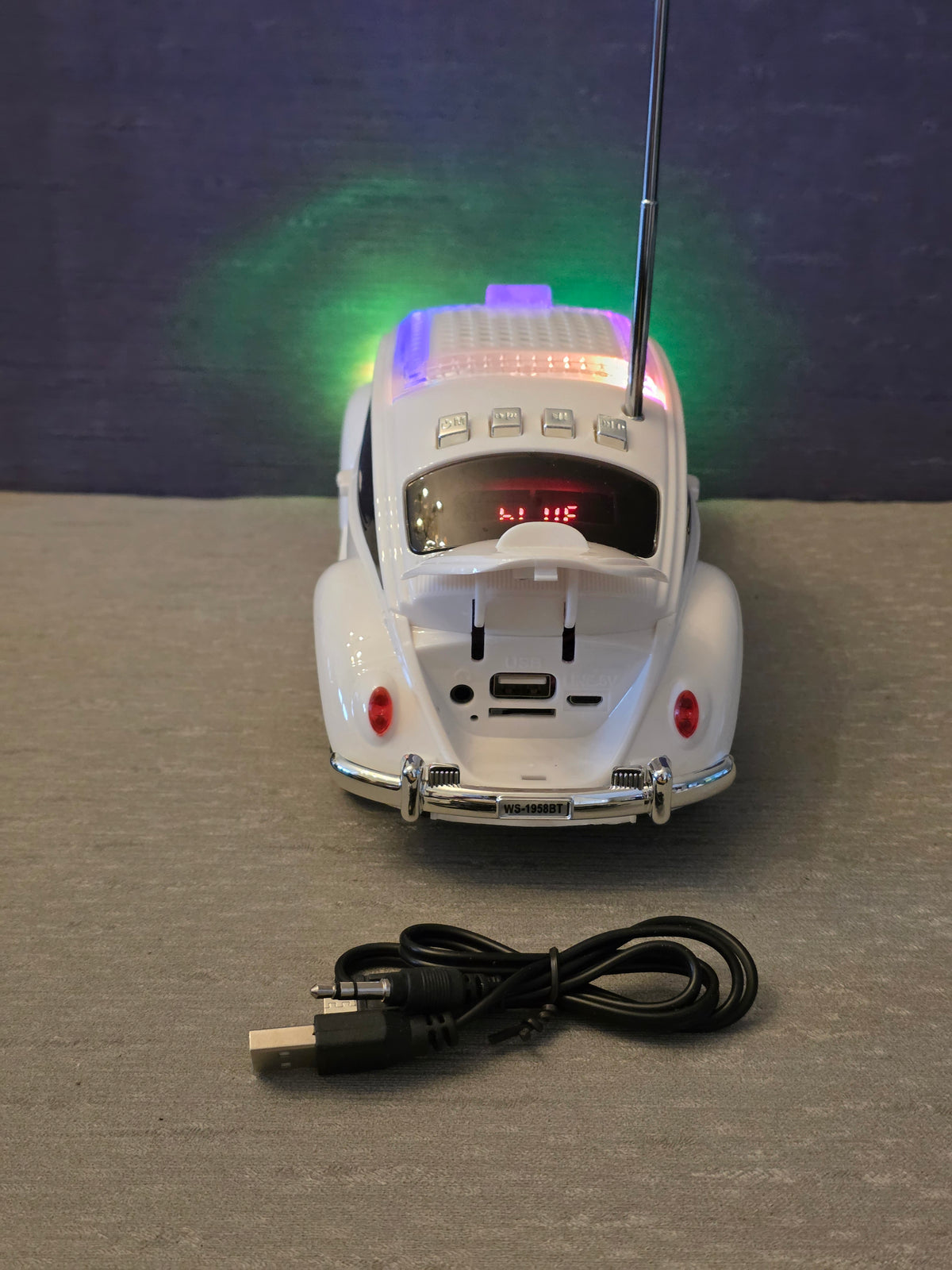 VW Boble Bluetooth Højtaler med Radio og LED