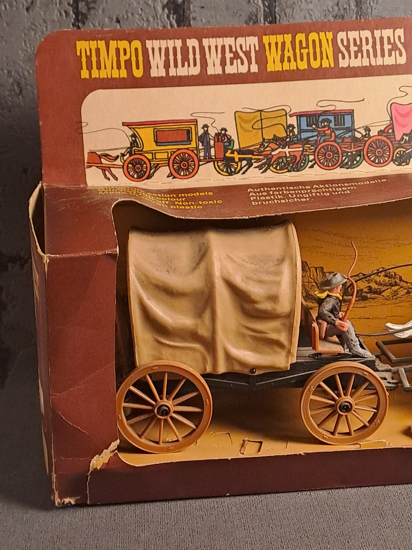 Timpo Toys Wild West Wagon / Timpo Toys Prærievogn