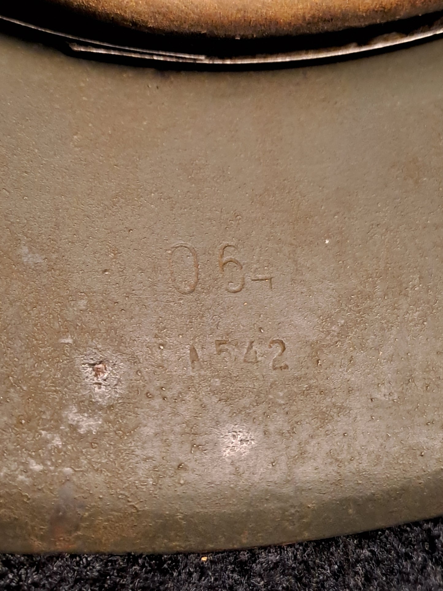 WW2 M42 Waffen SS Steel Helmet / WW2 M42 SS Stålhjelm