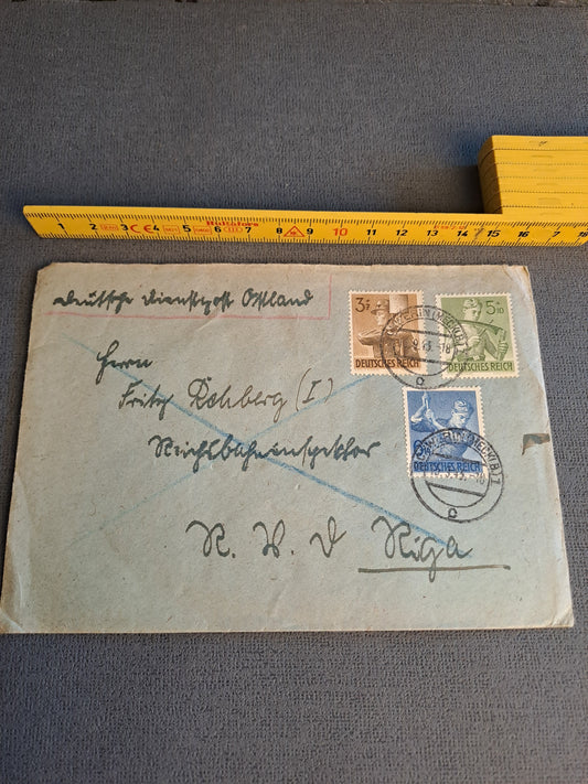 WW2 3. Reich Envelope 1943 / WW2 3. Rige Konvolut 1943