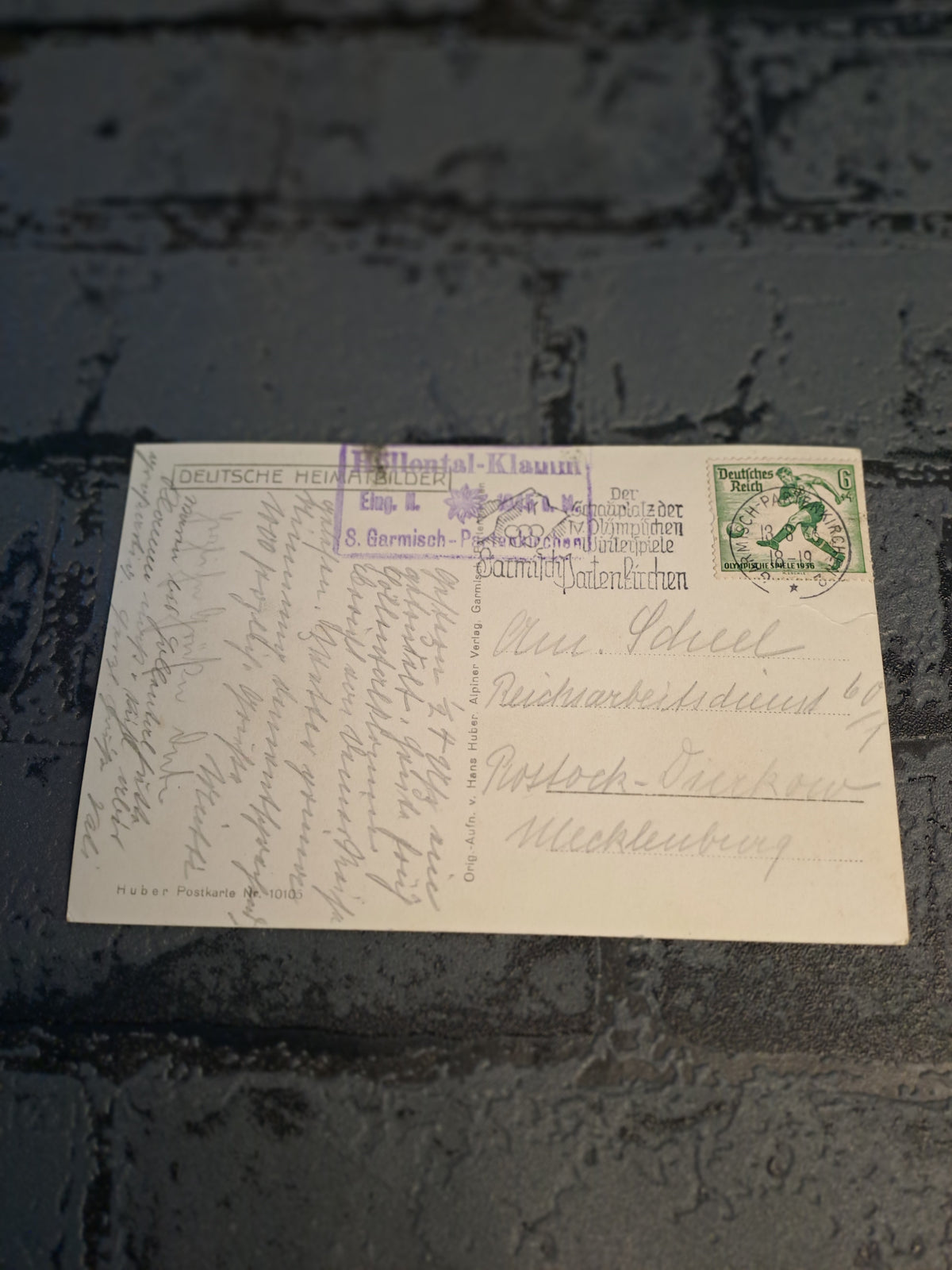 WW2 Postcard Garmisch