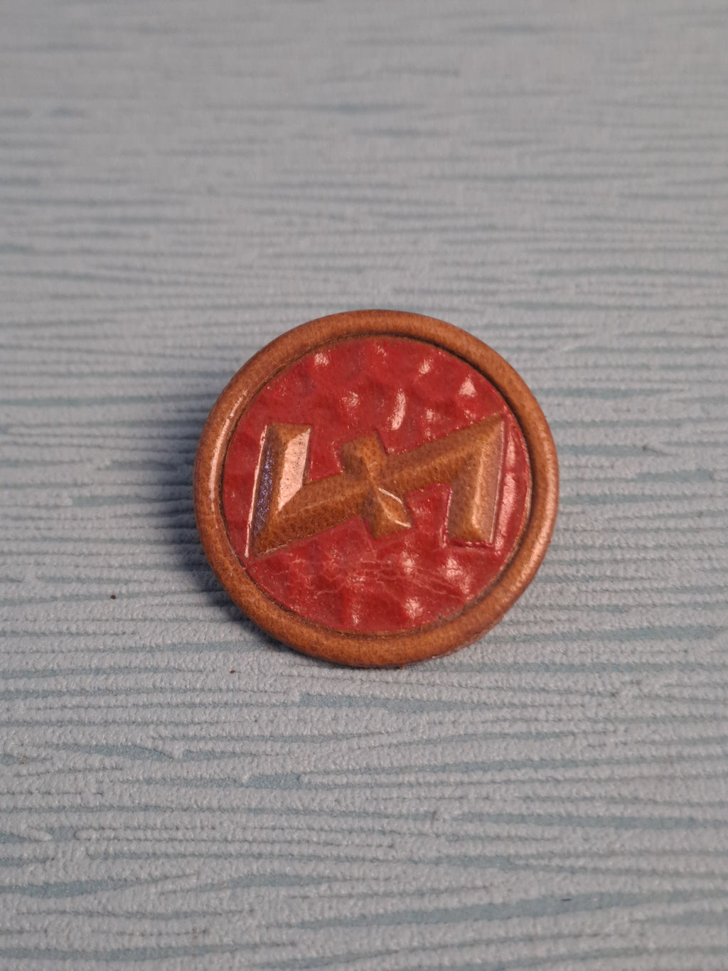 WW2 WHW Wolfsangel Rune Red