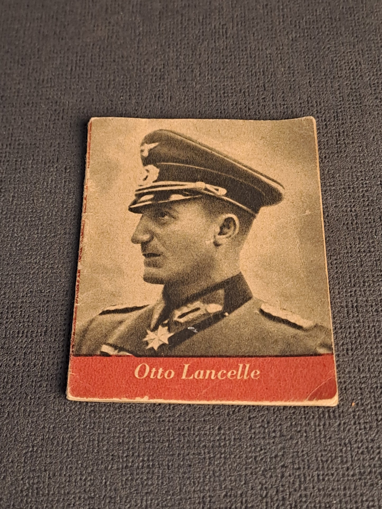 WHW Knight Cross Mini Booklet Otto Lancelle / WHW Ridderkors Otto Lancelle