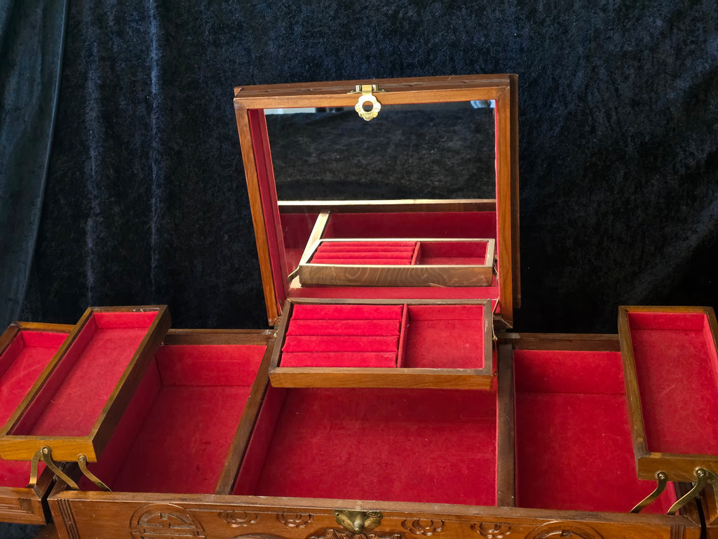 Chinese Vintage Large Jewelry Box
