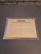 WW2 "Oprop" German Flyer to The Danish People 9. April 1940 / WW2 "Oprop" Tysk Flyer til Det Danske Folk 9. April 1940