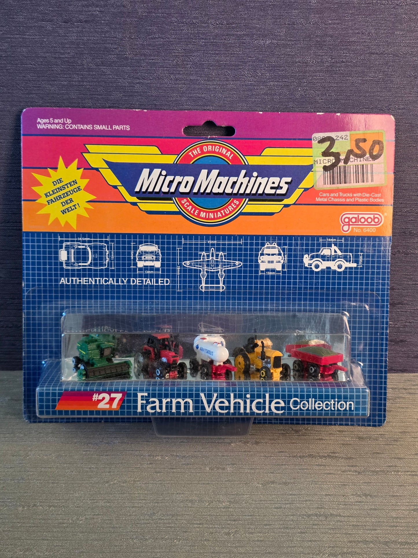 Micro Machines Farm Vehicle Collection Rare