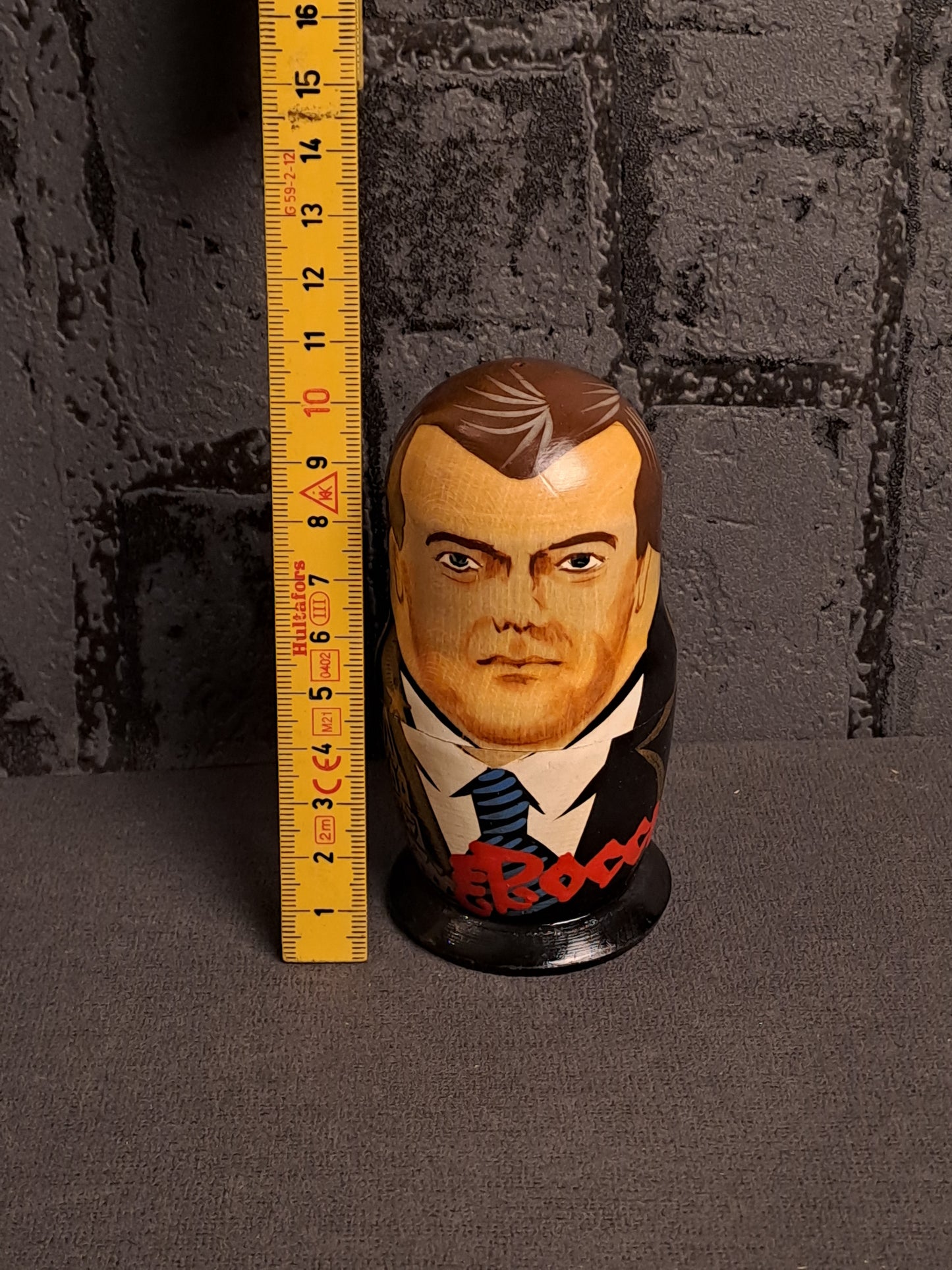 Vintage Matrjojska Dolls Russian Presidents / Vintage Matrjojska Dukker Russiske Præsidenter